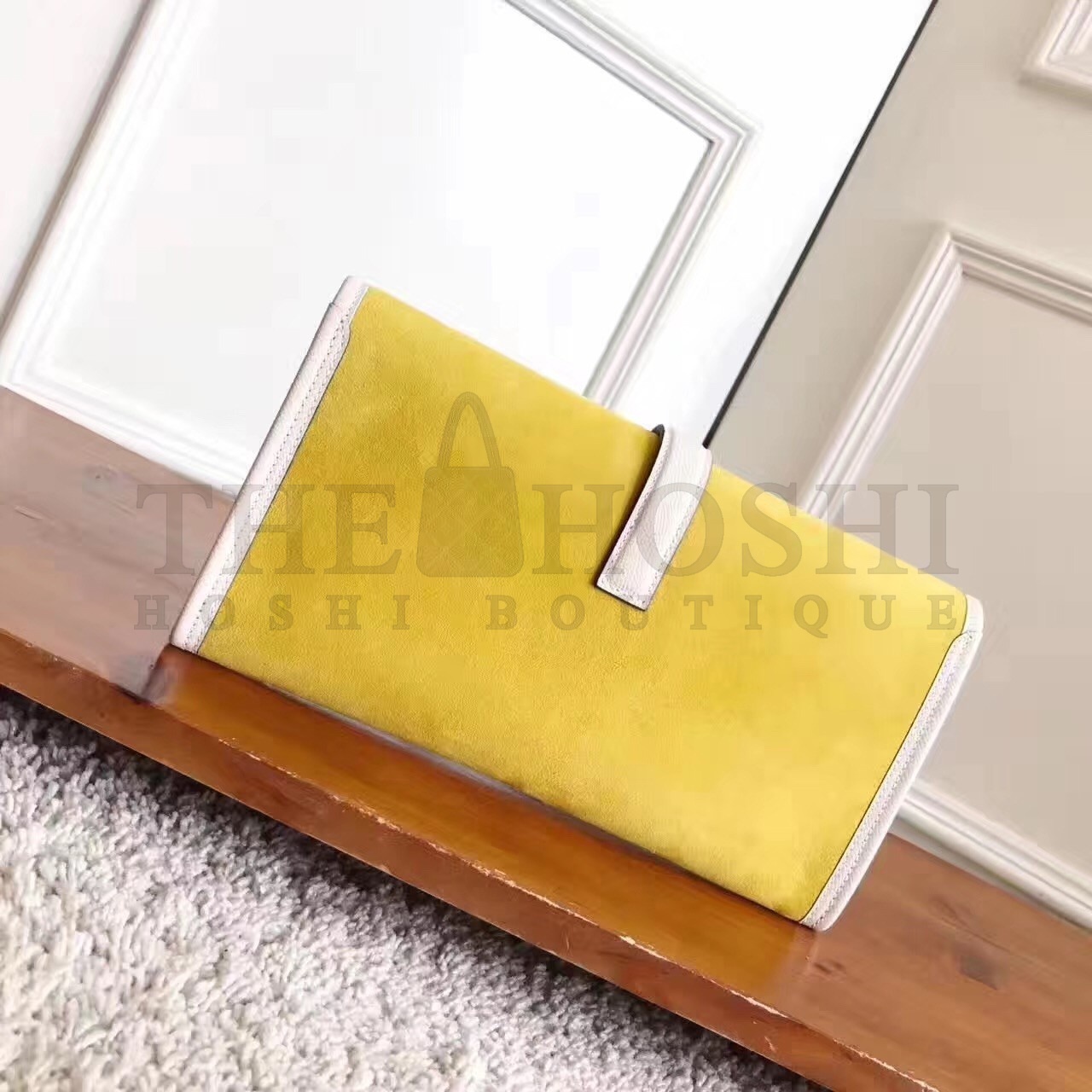 H**me5 Yellow Suede Jige Elan 29 Clutch Bag Master Quality