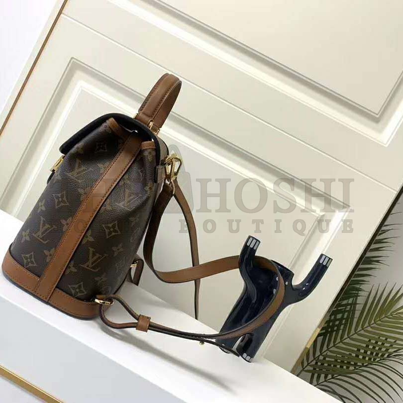 L0vis Vvtt0n LV Women Dauphine Backpack PM Monogram Canvas-Brown Master Quality