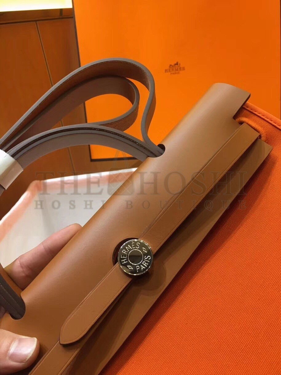H**me5 Herbag Zip 31cm Bag In Brown And Orange Master Quality