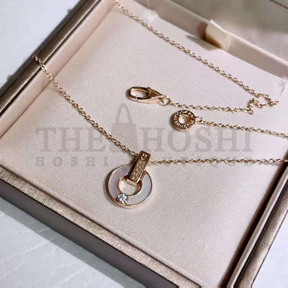 Bv1g*ai Necklace Ircular Motif has Evolved Into a Fresh Openwork Design Master Quality