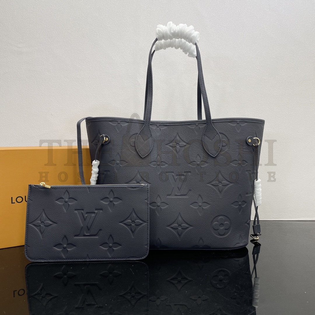 L0vis Vvtt0n LV Women Neverfull MM Tote  Embossed Cowhide Leather M45685 M46482 M47143 Master Quality