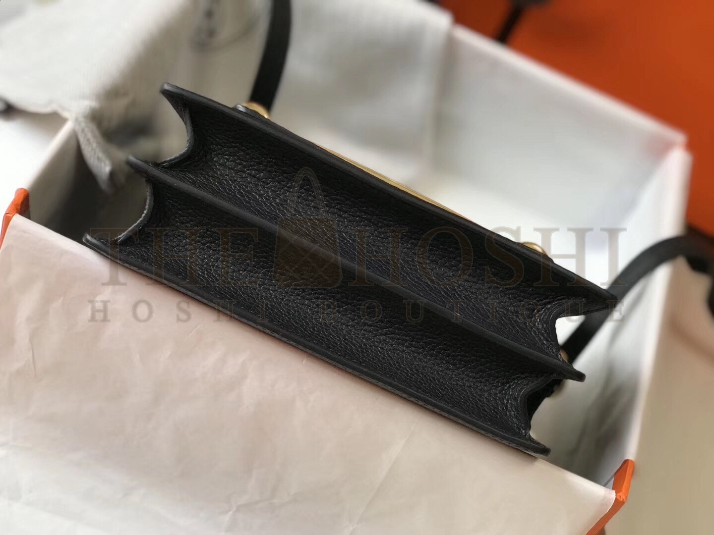 H**me5 Mini Sac Roulis 18cm Bag In Black Evercolor Calfskin Master Quality