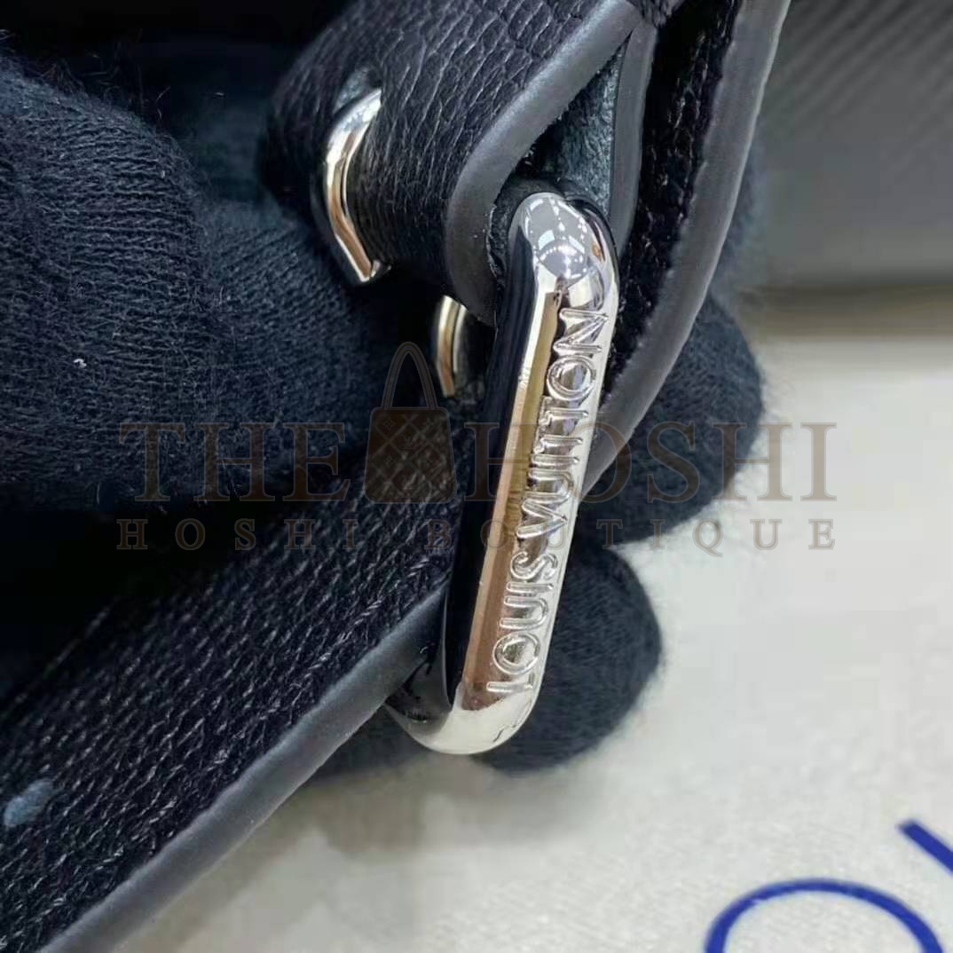 L0vis Vvtt0n LV Women Grenelle Tote MM Bag Black Epi Grained Cowhide Leather Master Quality