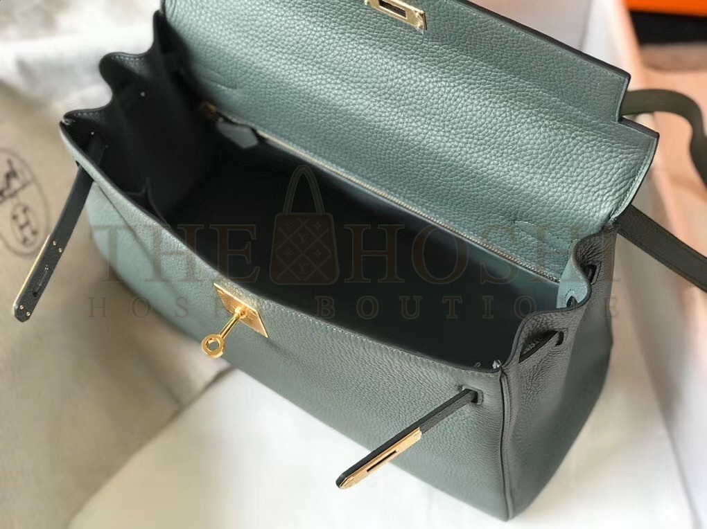 H**me5 Vert Amande Clemence Kelly 32cm Retourne Bag Master Quality