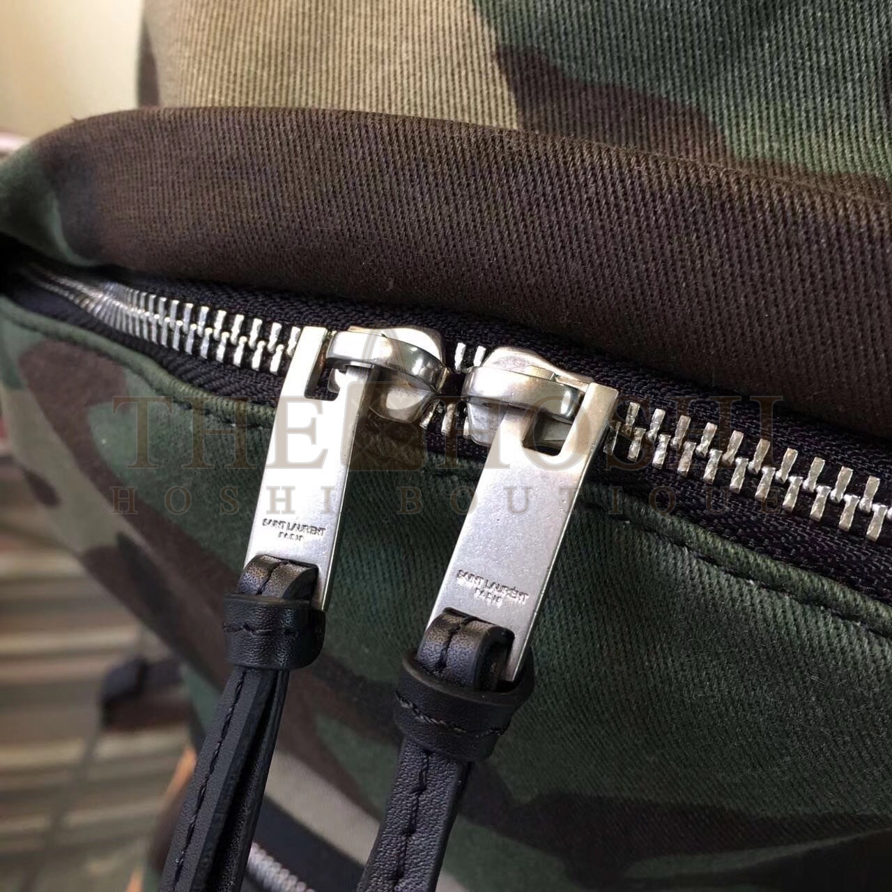 Sa1nt Lau*nt City Backpack In Gabardine Camouflage Master Quality