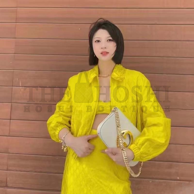 Gvc*1 Women GG Blondie Shoulder Bag White Leather Round Interlocking G Master Quality