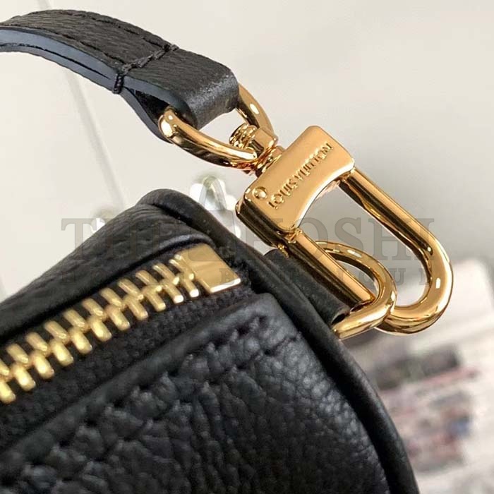 L0vis Vvtt0n LV Women Nano Speedy Bag Black Beige Monogram Empreinte Embossed S*pple Grained Cowhide Leather Master Quality