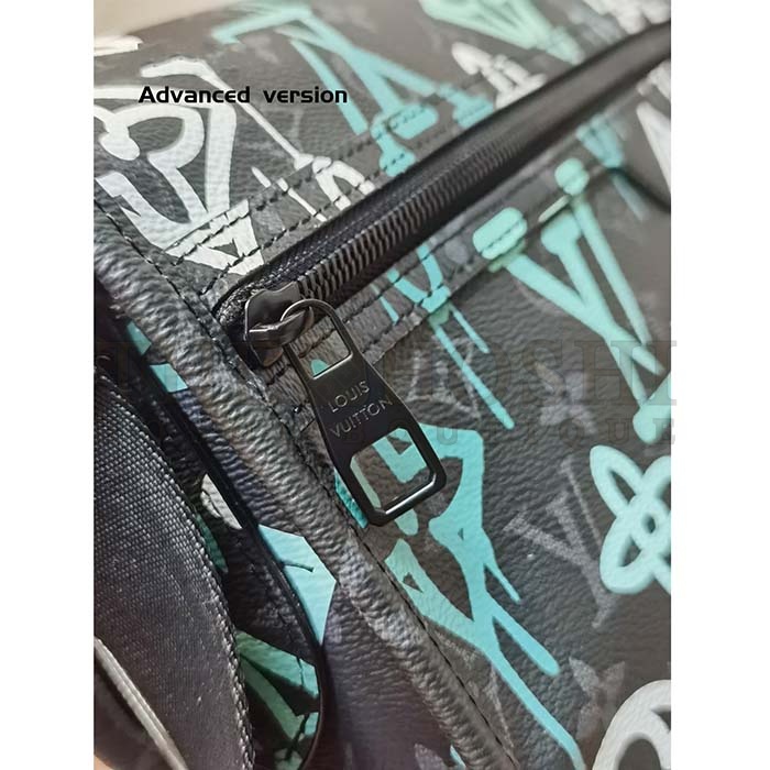 L0vis Vvtt0n LV Women Archy Messenger MM Bag Graffiti Green Monogram Coated Canvas Master Quality