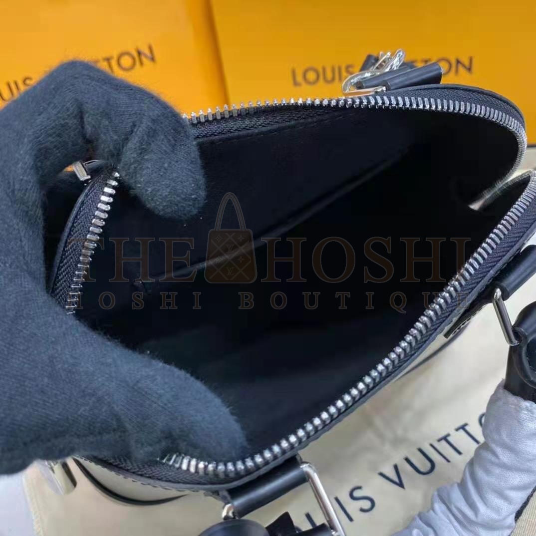 L0vis Vvtt0n LV Women Alma BB Handbag Black Epi Grained Cowhide Leather Master Quality