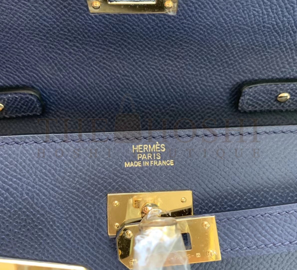 H**me5 Kelly Classique To Go Wallet In Dark Blue Epsom Calfskin Master Quality