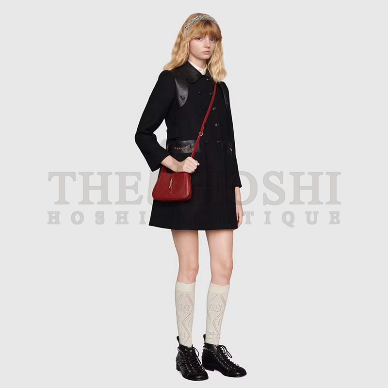 Gvc*1 Women Jackie 1961 Mini Shoulder Bag Red Leather Gold-Toned Hardware Master Quality