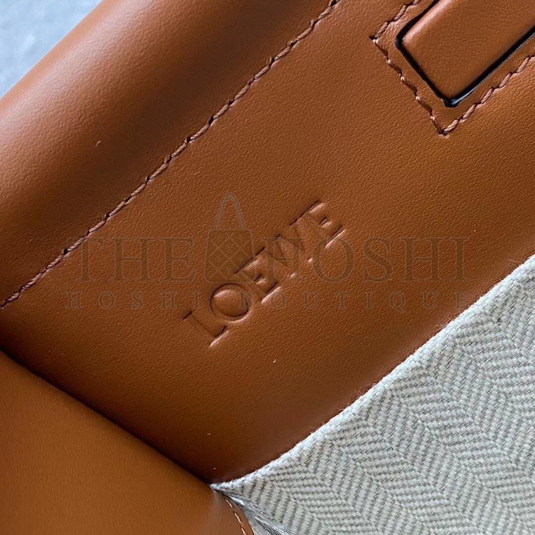 L0ew* Cushion Medium Tote In Beige Anagram Jacquard Master Quality