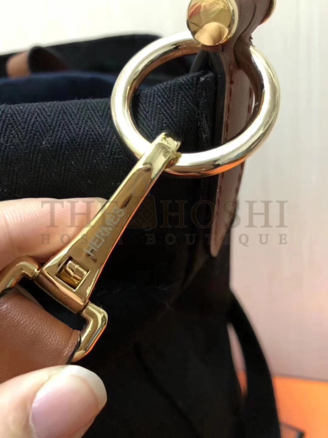 H**me5 Grooming Bucket Bag In Black Canvas Master Quality