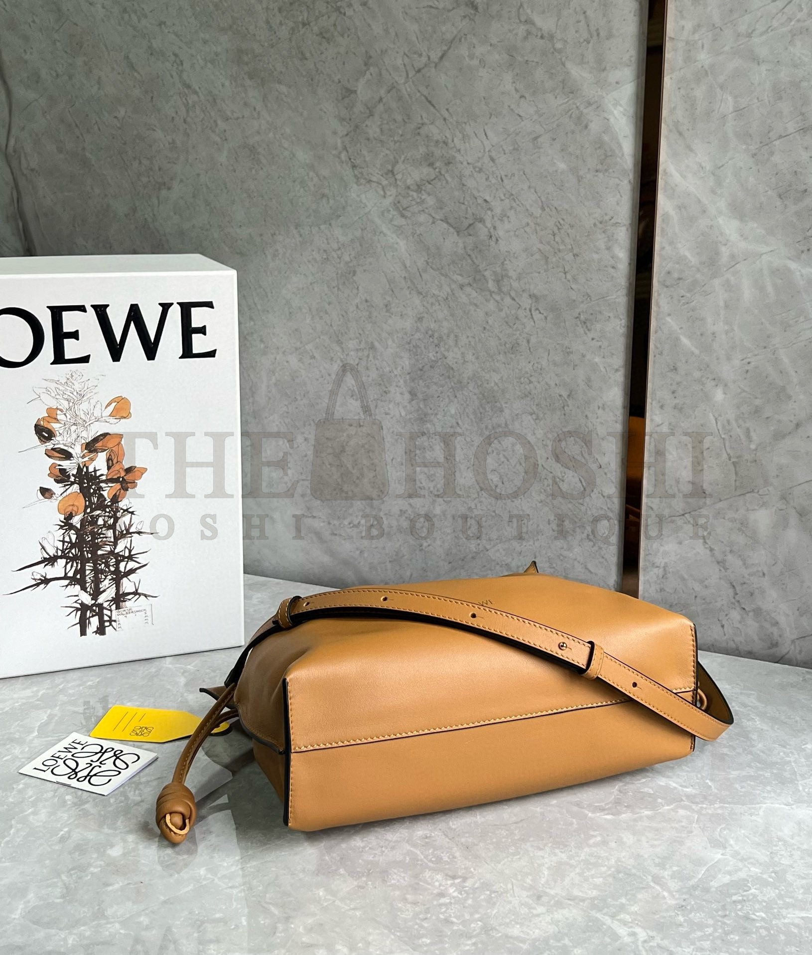 L0ew* Flamenco Clutch Bag in Warm Desert Nappa Calfskin Master Quality