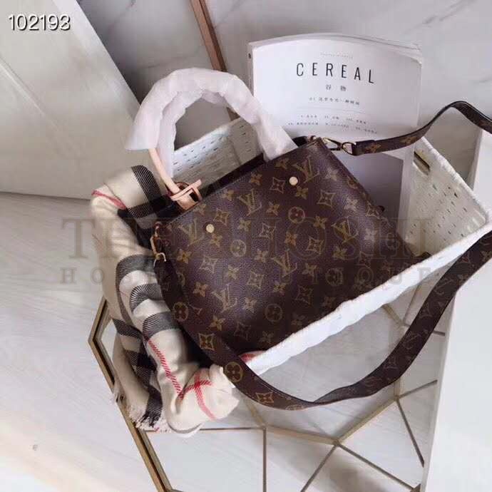 L0vis Vvtt0n LV Women Montaigne BB Bag in Iconic Monogram Canvas-Brown Master Quality