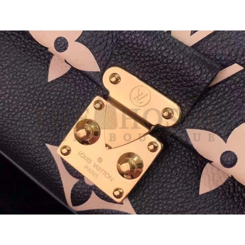 L0vis Vvtt0n LV Women Madeleine BB Handbag Black Beige Embossed Grained Cowhide Leather Master Quality