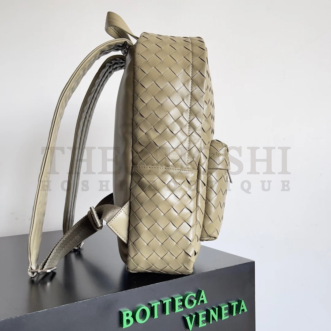 B0tt*ga Ven*ta Small Backpack In Taupe Intrecciato Calfskin Master Quality