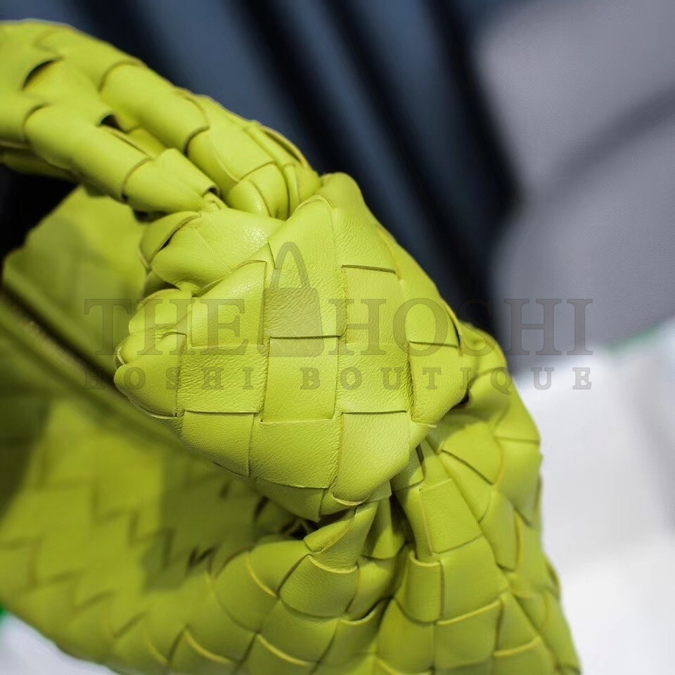 B0tt*ga Ven*ta Mini BV Jodie Bag In Kiwi Woven Leather Master Quality