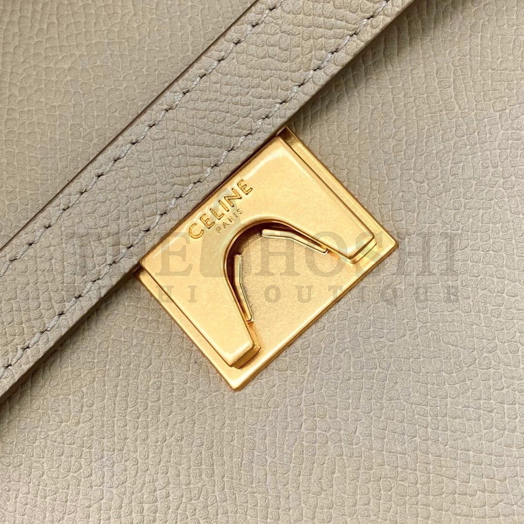 Ce1i*e Belt Mini Bag In Light Taupe Grained Calfskin Master Quality