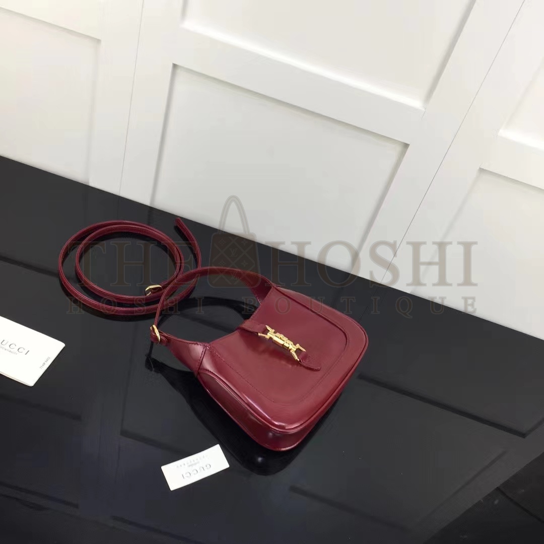 Gvc*1 Women Jackie 1961 Mini Shoulder Bag Red Leather Gold-Toned Hardware Master Quality