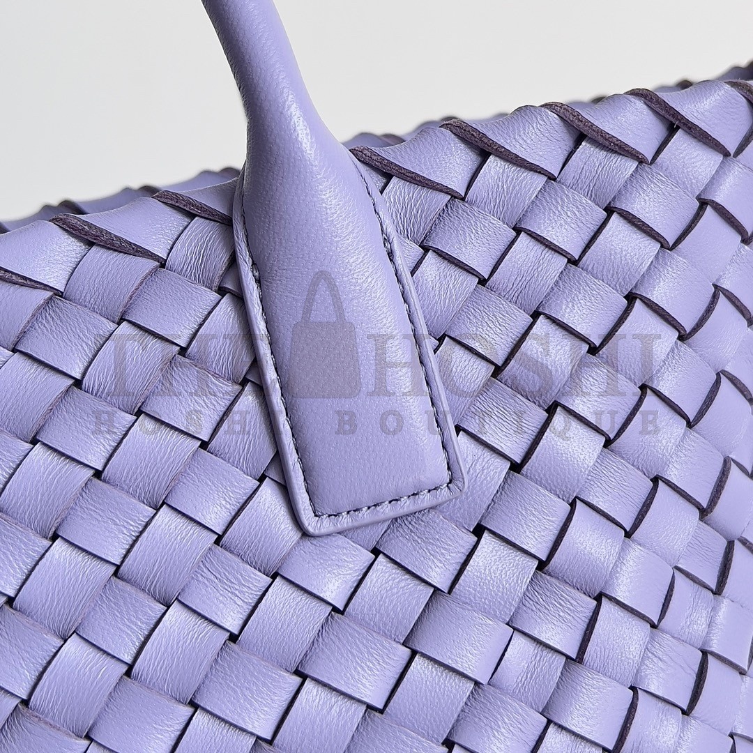 B0tt*ga Ven*ta Cabat Mini Bag In Wisteria Intrecciato Lambskin Master Quality