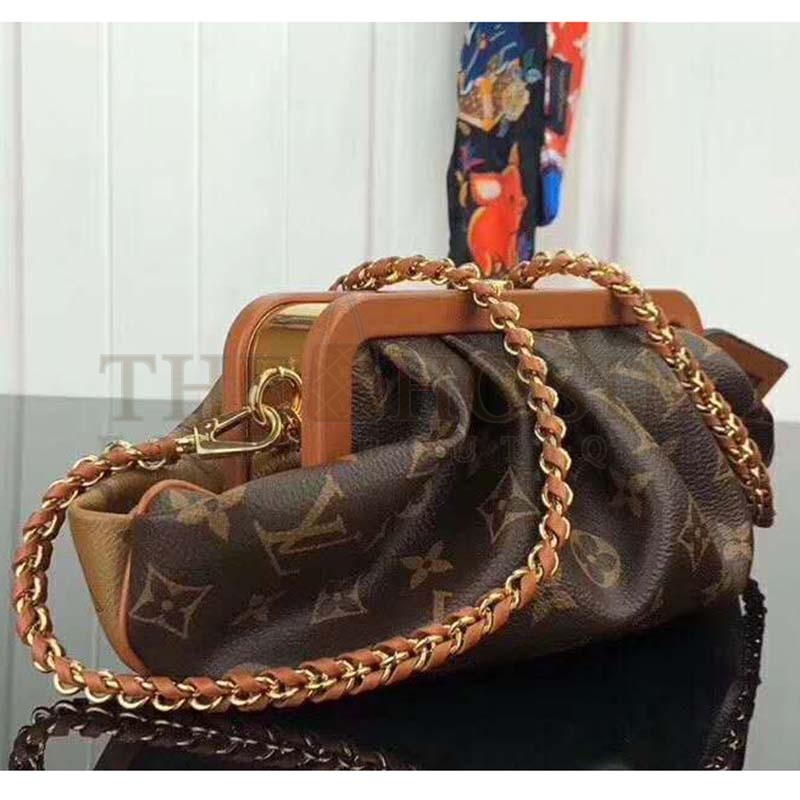 L0vis Vvtt0n LV Women Boursicot EW Pouch Monogram Coated Canvas Master Quality