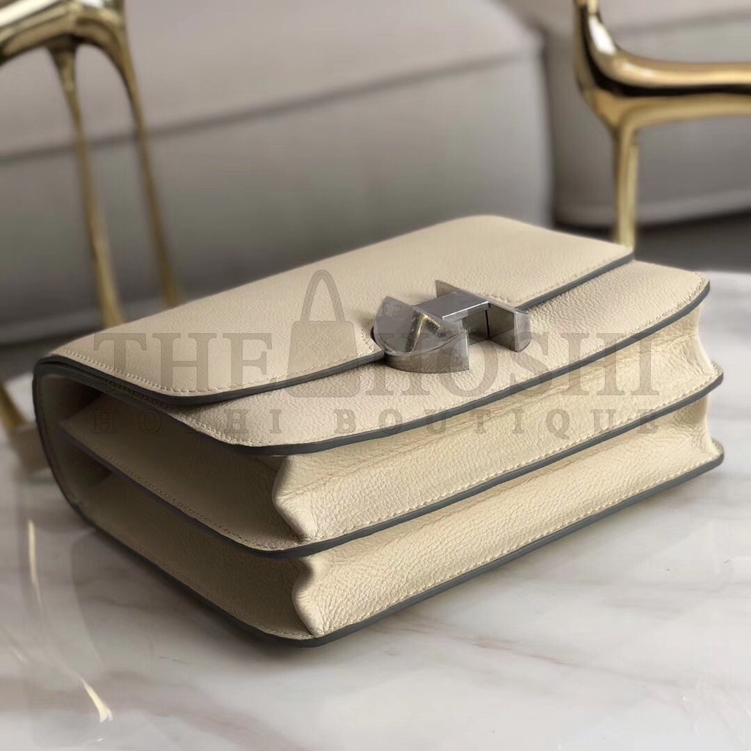 H**me5 2002 20cm Bag In Craie Evercolor Calfskin Master Quality