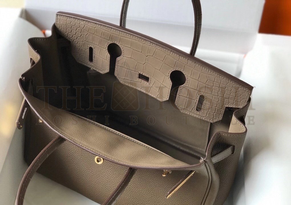 H**me5 Touch Birkin 30cm Limited Edition Taupe Bag Master Quality