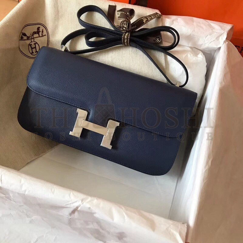 H**me5 Blue Royale Epsom Constance Elan 25cm Bag Master Quality