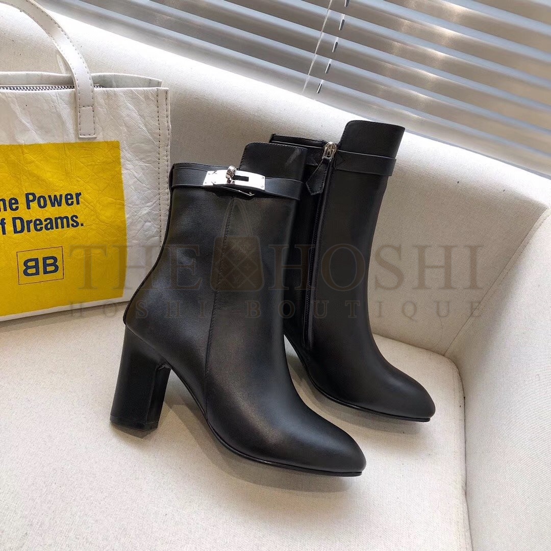 H**me5 Black Joueuse Ankle Boots Master Quality