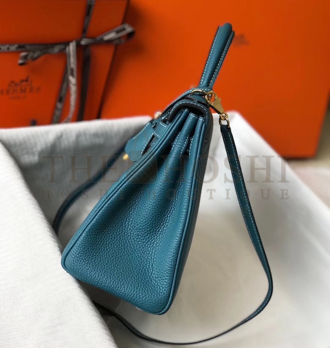 H**me5 Blue Jean Clemence Kelly 32cm Retourne Bag Master Quality