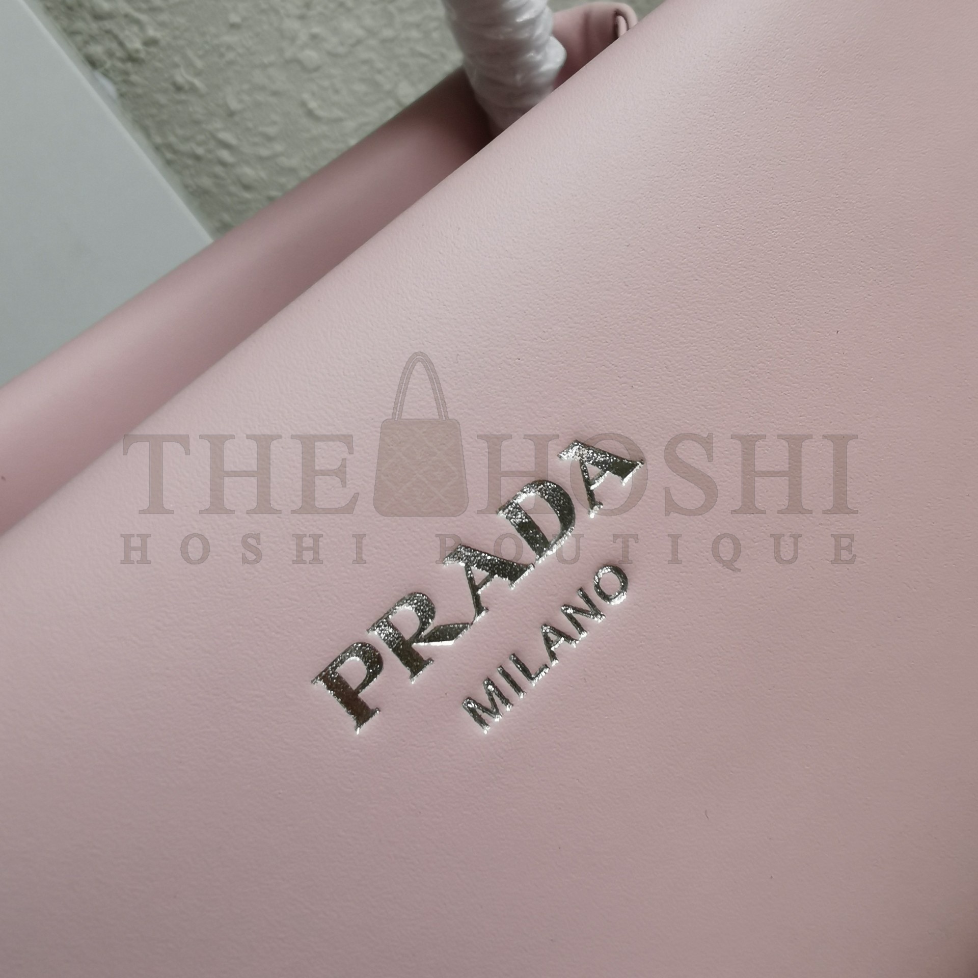 Pra*a S*pernova Small Shoulder Bag In Pink Leather Master Quality