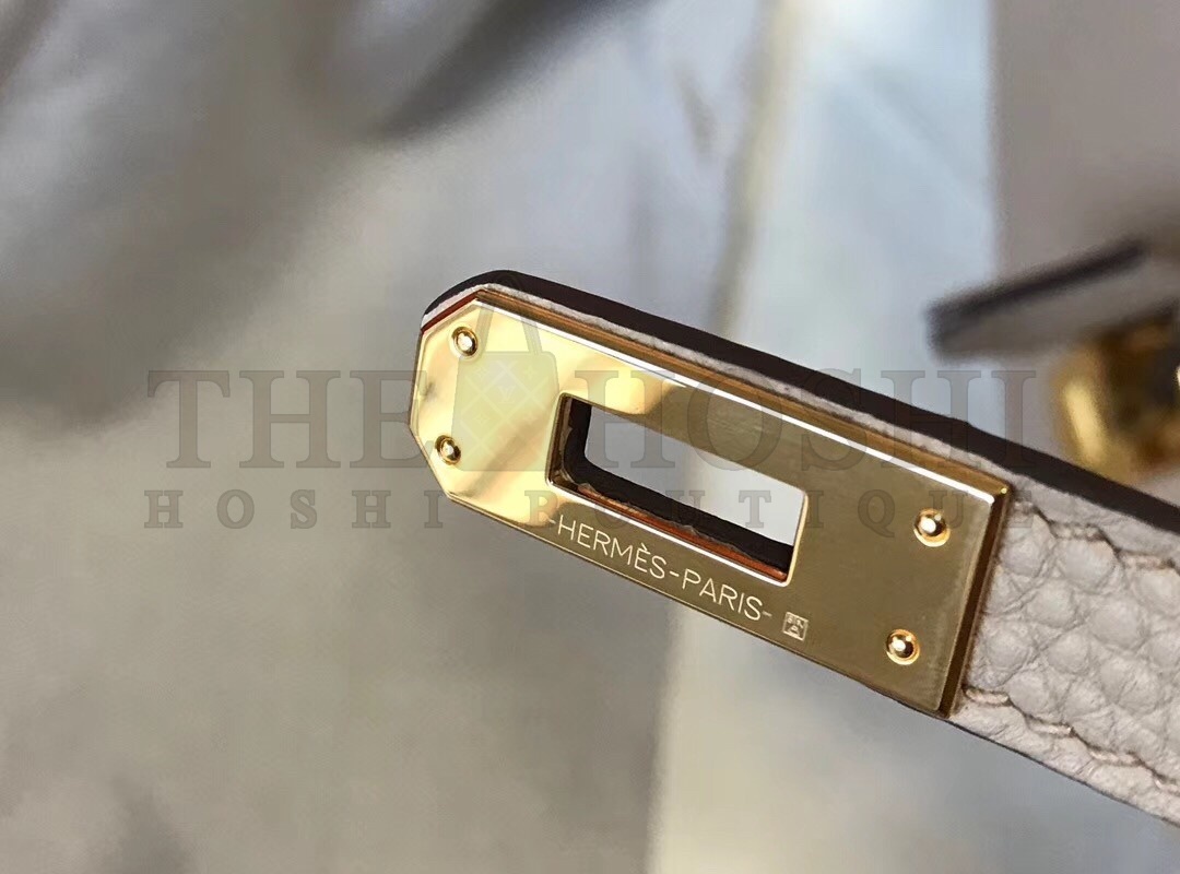 H**me5 Birkin 25cm Bag In Argile Clemence Leather Master Quality