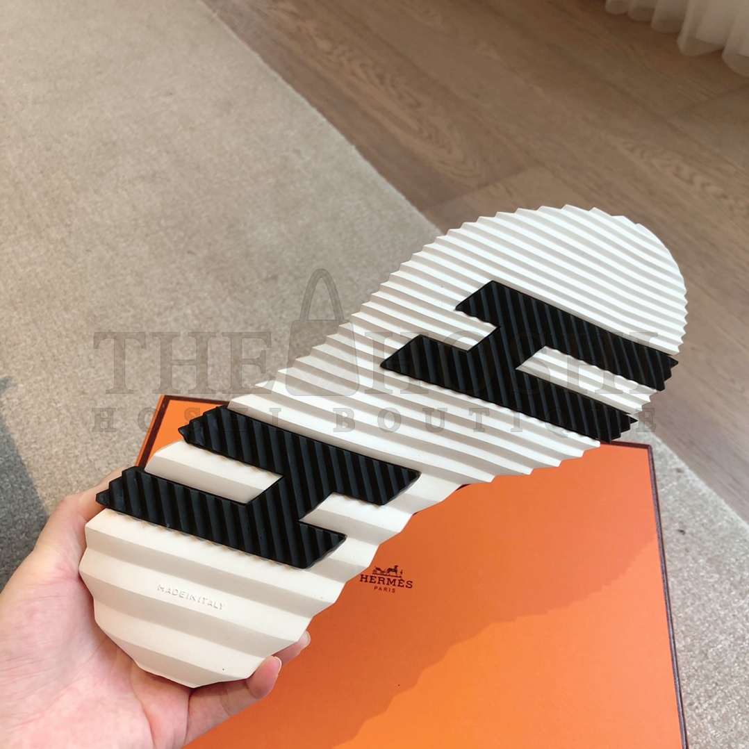 H**me5 Giga 2023 Sneakers Navy Blue & Black Mesh Leather 3cm Lift Sole Master Quality