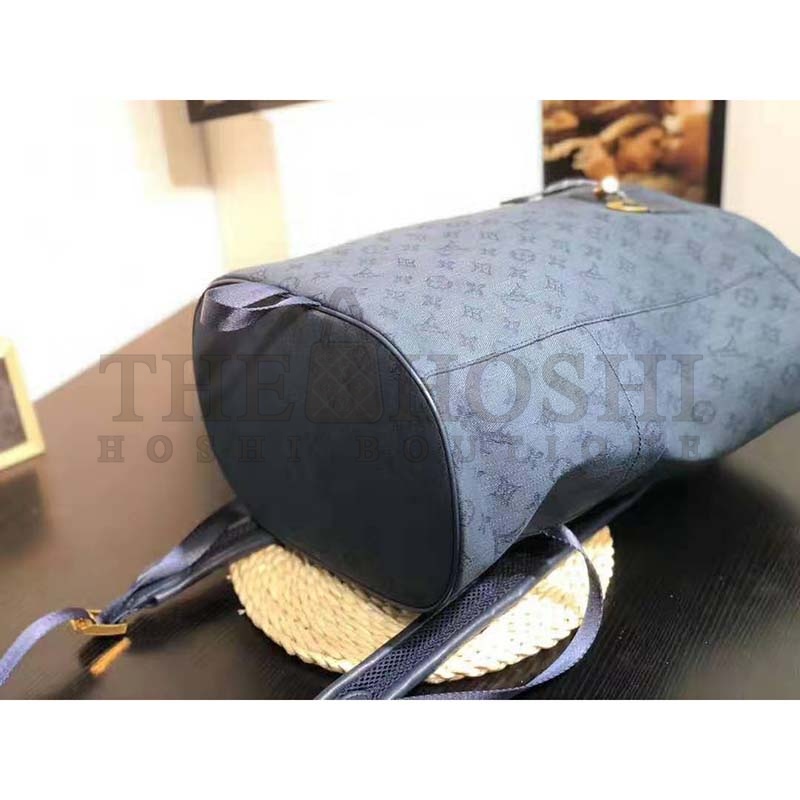 L0vis Vvtt0n LV Men Chalk Backpack in Monogram Denim-Blue Master Quality