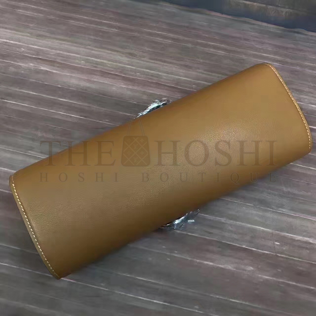 H**me5 Handmade Egee Clutch In Caramel Swift Leather Master Quality