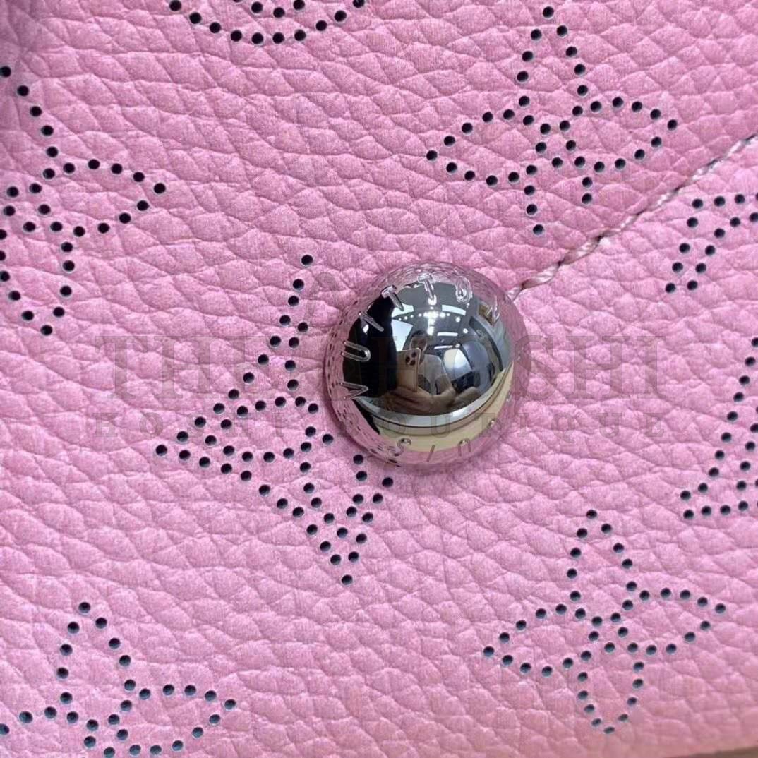 L0vis Vvtt0n LV Women Bella Bucket Bag Gradient Pink Mahina Perforated Calf Leather Master Quality