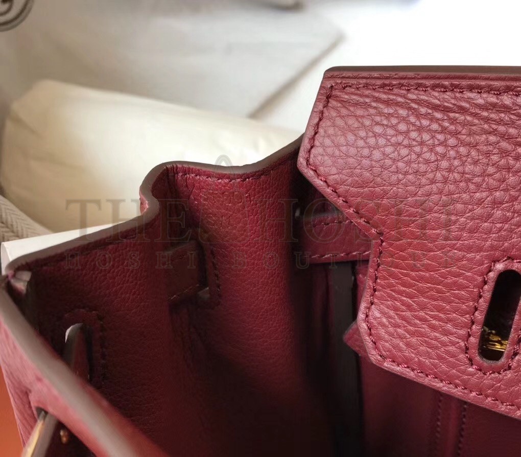 H**me5 Bordeaux Clemence Birkin 30cm Bag Master Quality