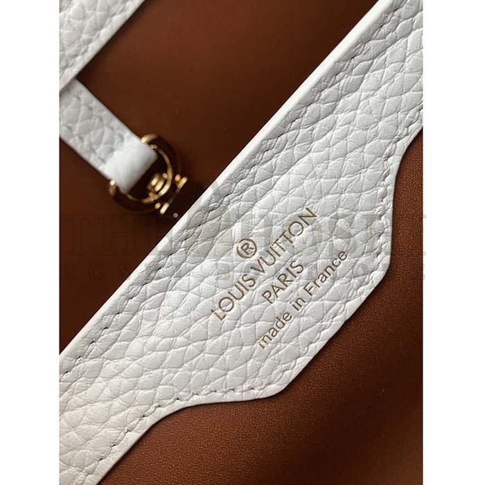 L0vis Vvtt0n LV Women Capucines Mini Handbag Taurillon Patent Leather Smooth Calfskin Master Quality