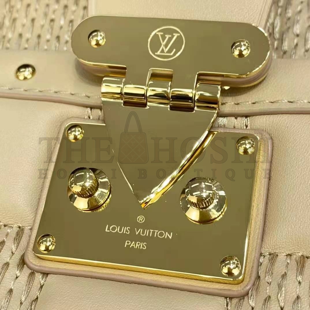 L0vis Vvtt0n LV Women Pochette Troca Handbag Cashmere Beige Damier Quilt Lamb Leather Master Quality