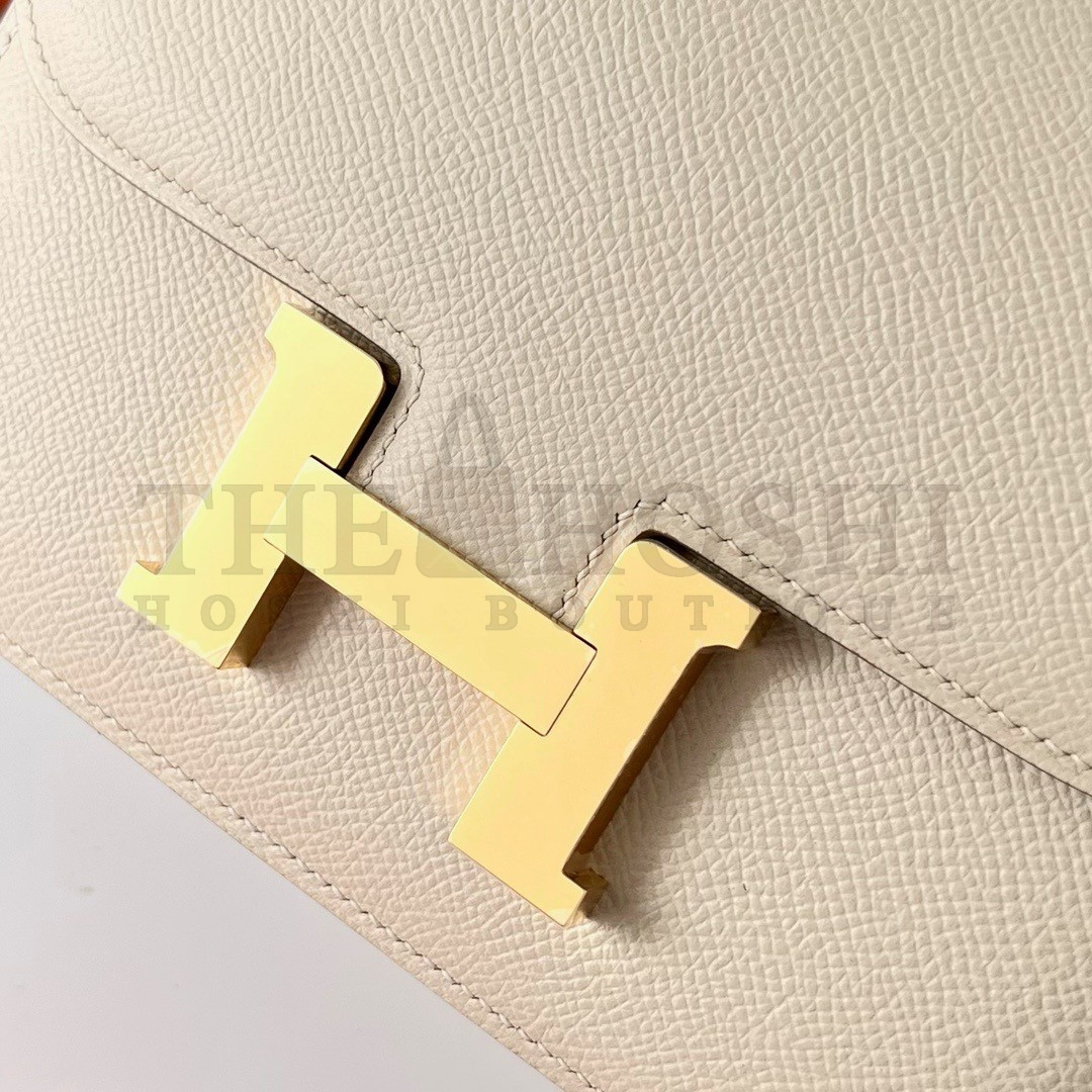 H**me5 Constance 1-18 Mirror Bag In Nata Epsom Calfskin Master Quality