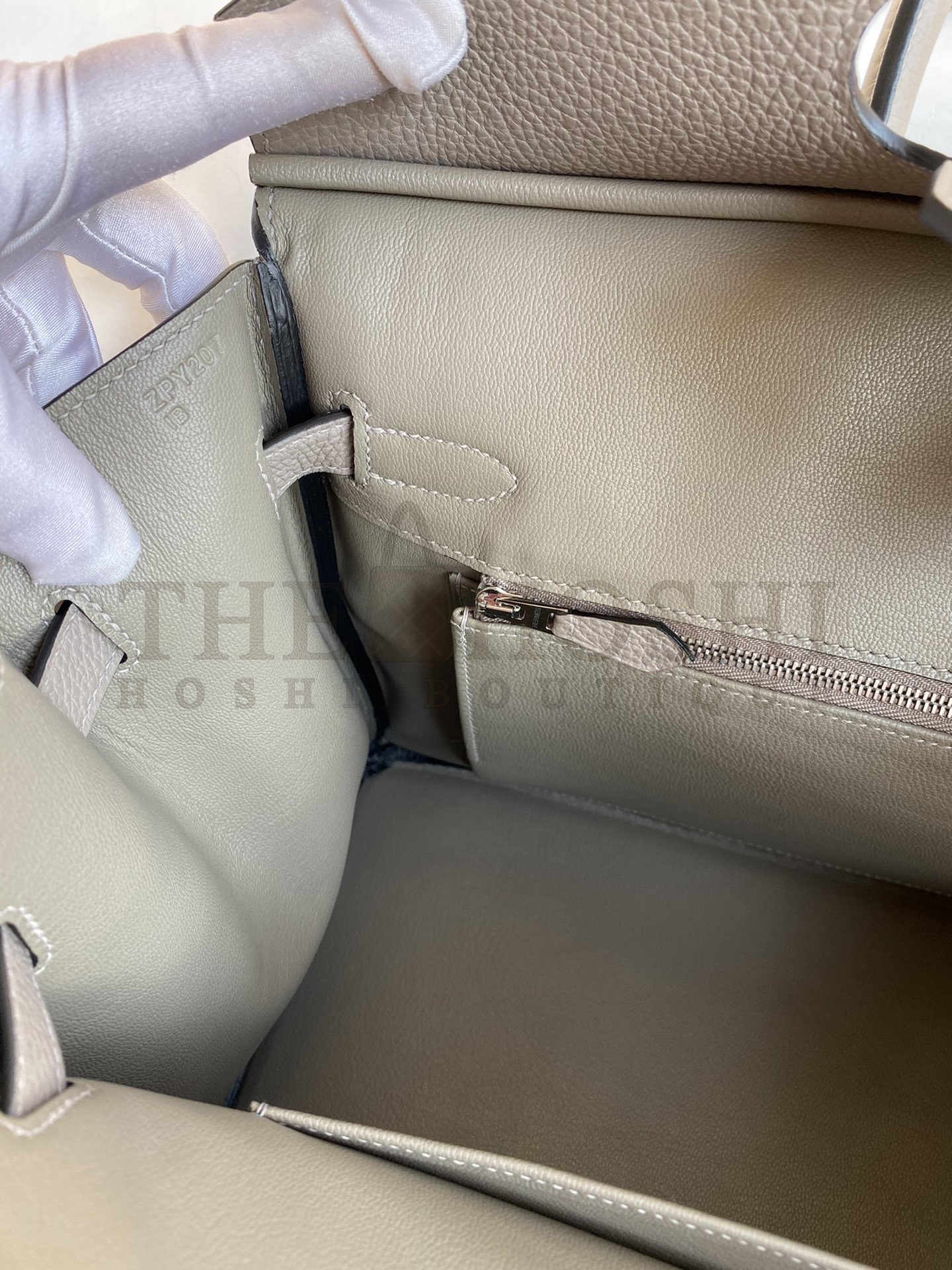 H**me5 Birkin 35 Retourne Handmade Bag In Gris Asphalt Clemence Leather Master Quality