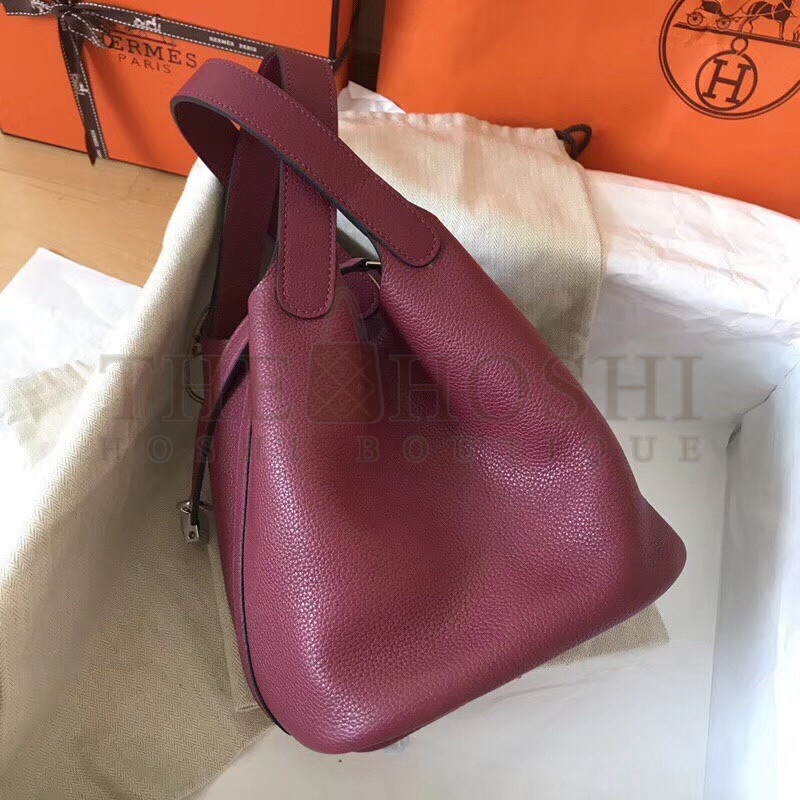 H**me5 Ruby Picotin Lock PM 18cm Handmade Bag Master Quality