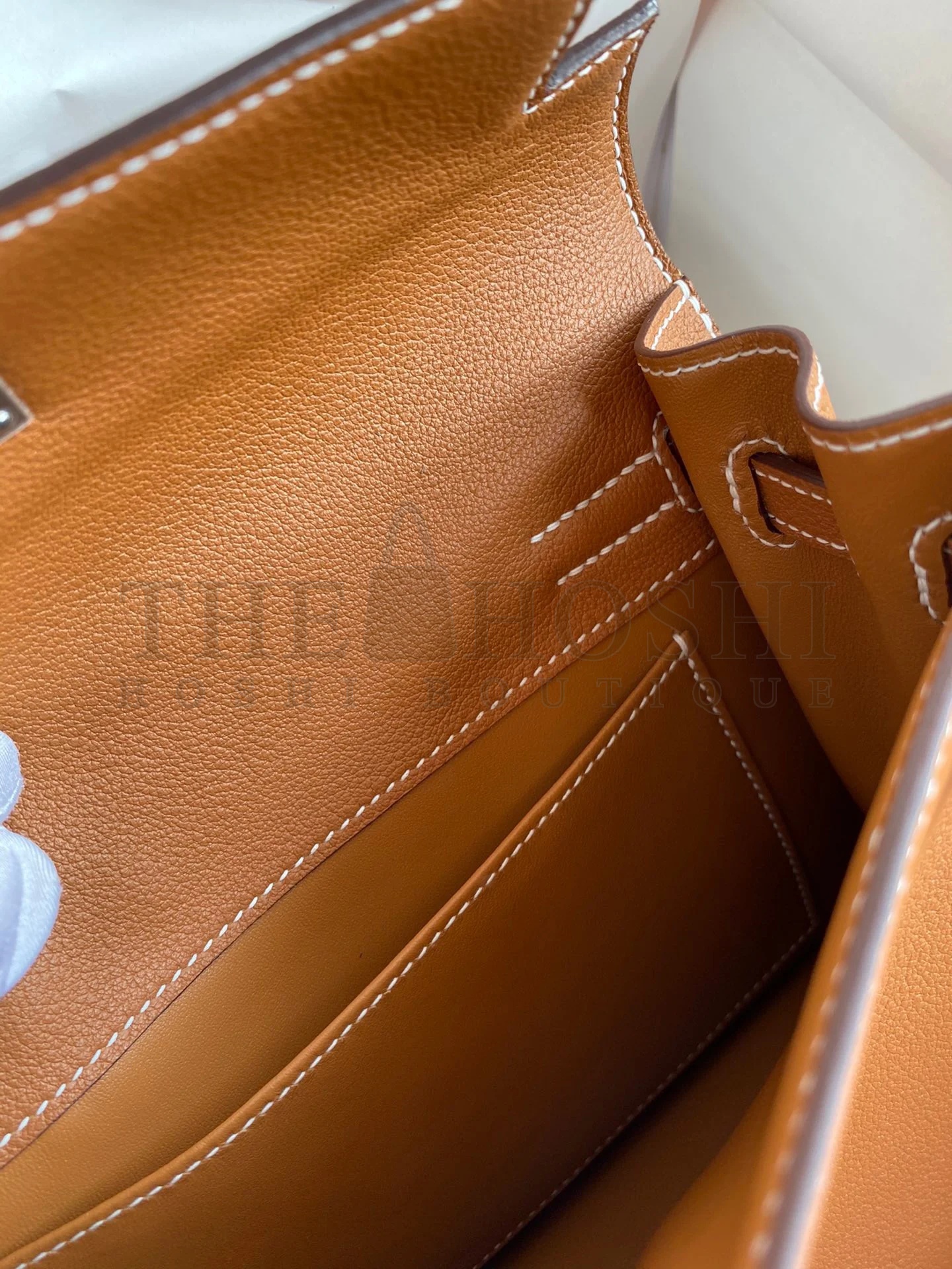 H**me5 Kelly Danse II Handmade Bag In Gold Evercolor Calfskin Master Quality