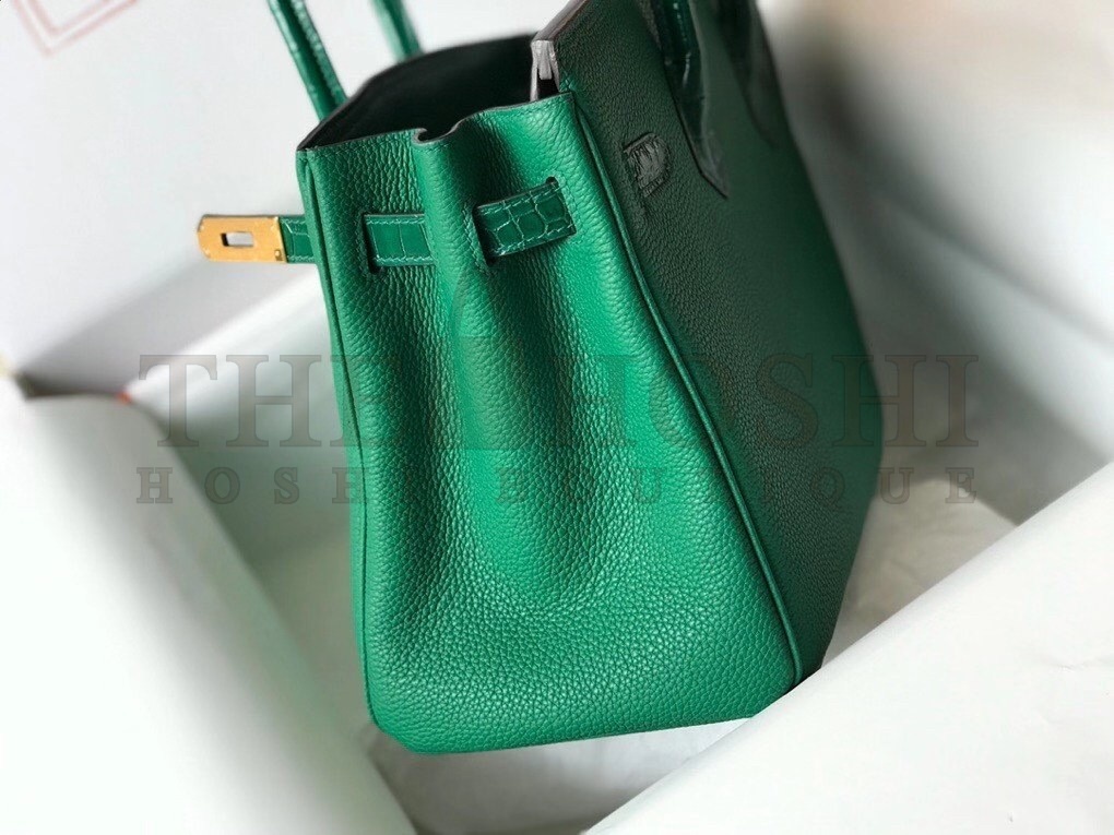 H**me5 Touch Birkin 30cm Limited Edition Green Bag Master Quality