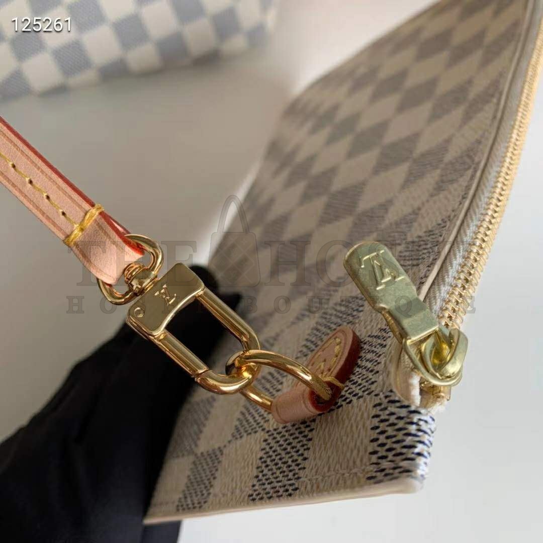 L0vis Vvtt0n LV Women Neverfull GM Tote Damier Azur Canvas Master Quality