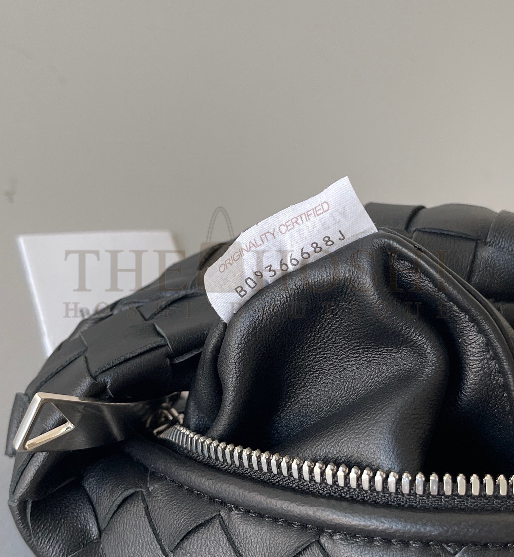 B0tt*ga Ven*ta BV Jodie Mini Bag In Black Intrecciato Lambskin Master Quality