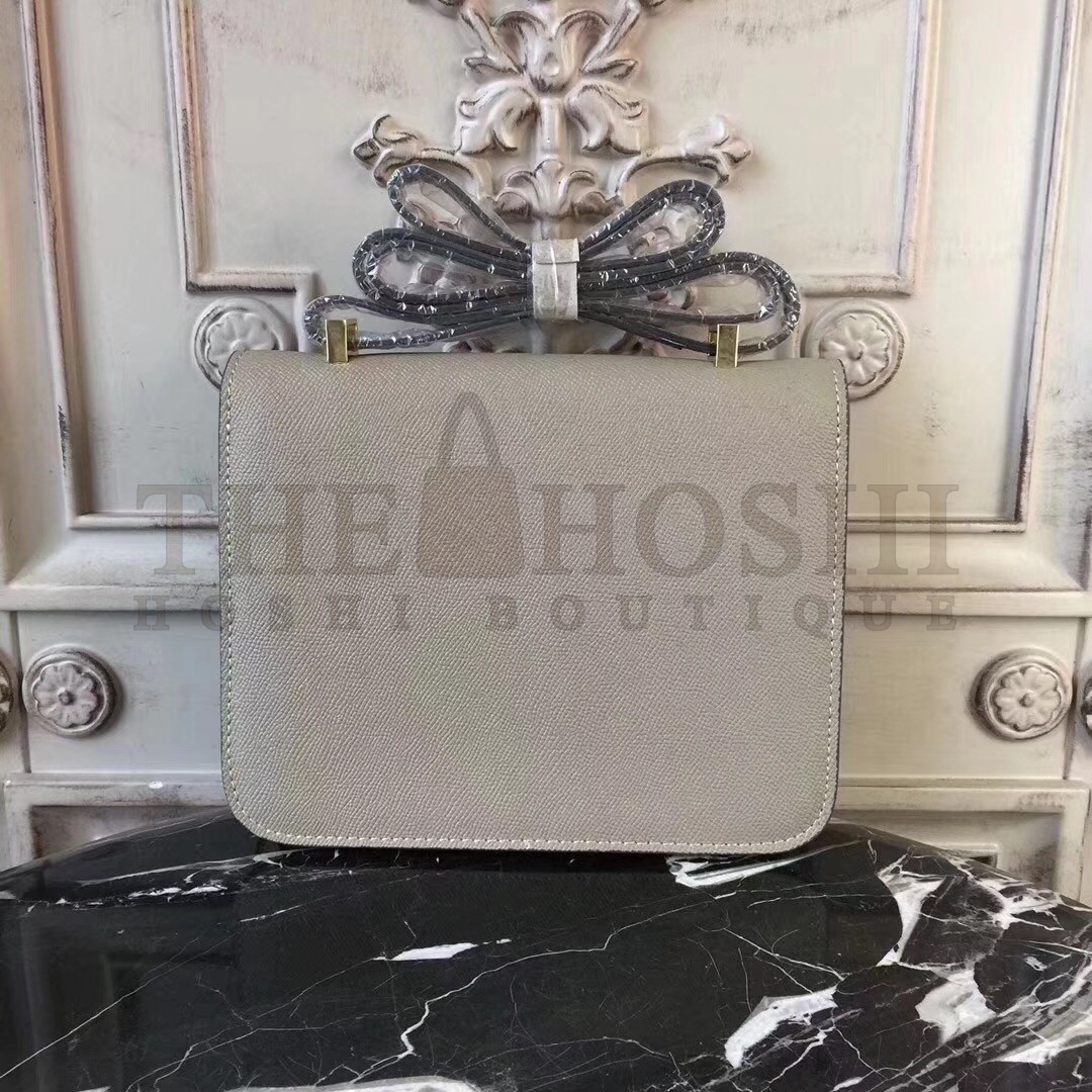 H**me5 Grey Constance MM 24cm Epsom Leather Bag Master Quality