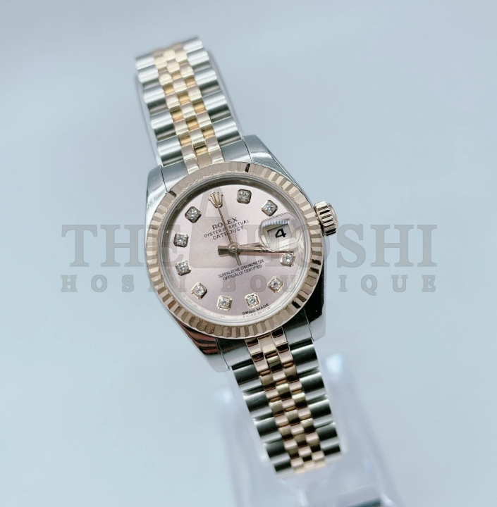 R01ex Lady-Datejust 28 Silver D1am0nd Watch 279383RBR-0007 Master Quality