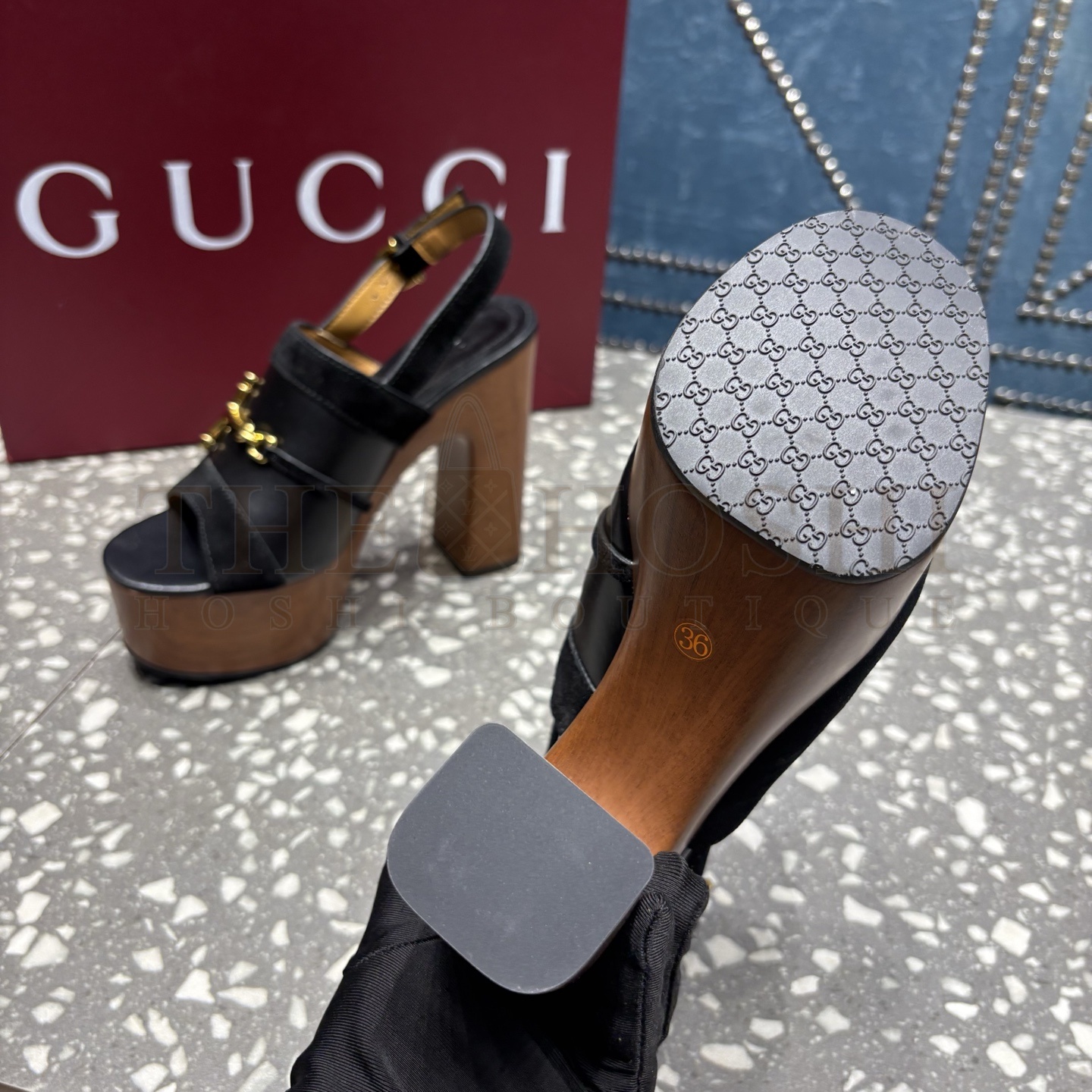 Gvc*1 GG Spring Summer 25 Platform Slide Sandals 35-41 Master Quality